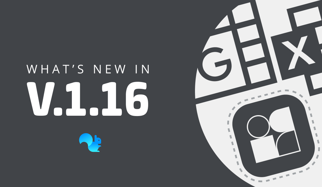What’s new in Squirrel365 v1.16