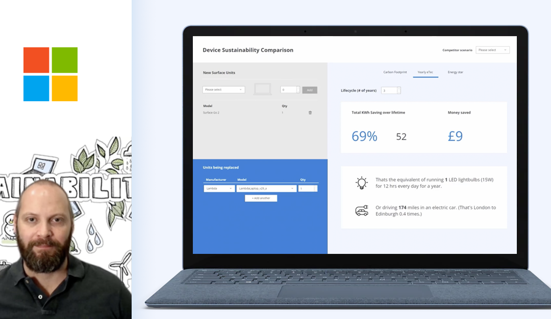 Microsoft use Squirrel365 to build sustainability calculator