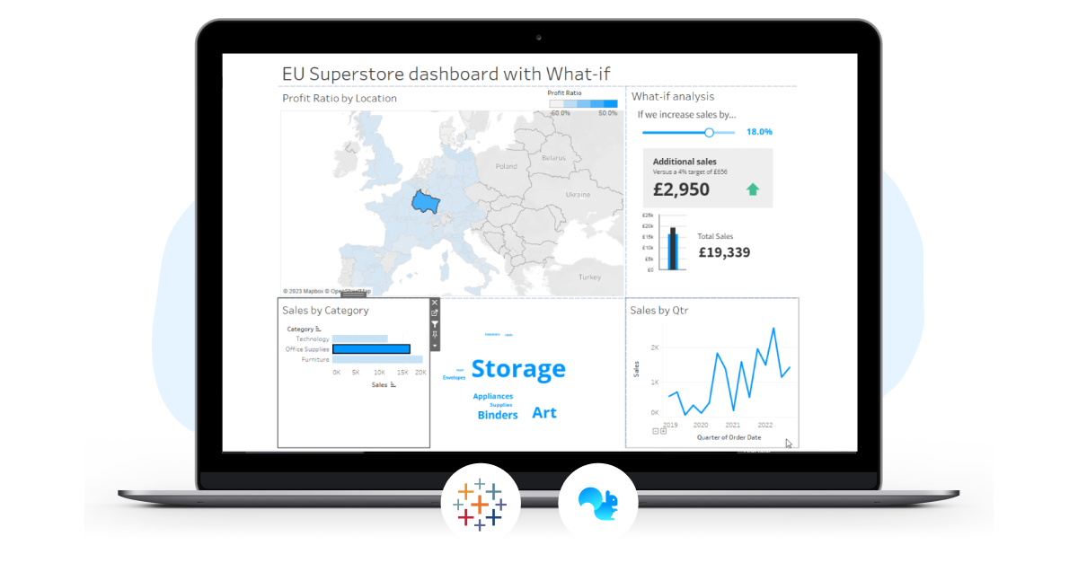Squirrel365 extension for Tableau