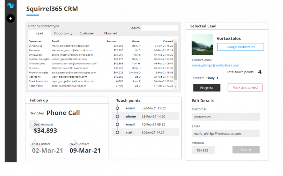 No-code apps for Ninox with Squirrel365